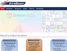 Tablet Screenshot of airebeam.com